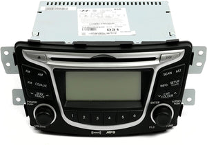 2012 2013 Hyundai Accent Radio AM FM Sat Radio MP3 Single Disc CD Player 96170-1R1004X