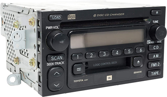 Radio 6 CD Changer Player for 1999-2003 Toyota Sienna Camry 86120-08130 Face ID: A56817