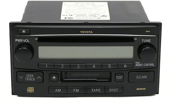 16844 AM FM Radio Cassette CD Player for 2003-2005 Toyota Celica Highlander RAV4 86120-2B761