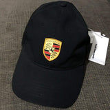 Genuine Porsche Crest Logo Hat Cap Black or White, Officially Licensed