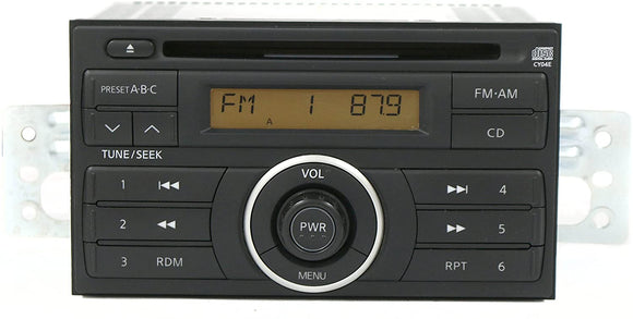 2007-2009 Nissan Versa Radio AM FM CD 28185EM32A Face Code CY04E