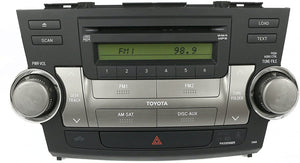 2008 2009 2010 Toyota Highlander Radio AM FM CD MP3 86120-0E230-C0 ID 51858