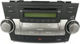 2008 2009 2010 Toyota Highlander Radio AM FM CD MP3 86120-0E230-C0 ID 51858