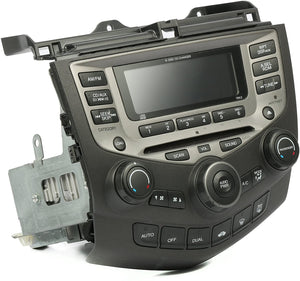 AM FM Radio 6 Disc CD Player Auto Temp Compatible with 2004-07 Honda Accord 39175-SDA-L120-M2