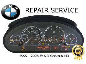 Repair Service for BMW E46 3-Series M3 Instrument Speedometer Cluster Odometer