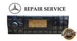 PIXEL REPAIR SERVICE for MERCEDES-BENZ  BECKER BE3302 BE3309 BE6003 RADIO STEREO