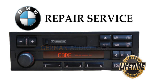 BMW E36 C33 C43 Radio Cassette Stereo Repair w/ Bluetooth Available - BavTek