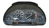 Chrome Clip-On Gauge Rings for BMW E38 7-Series E39 5-Series E53 X5 Speedometer Cluster