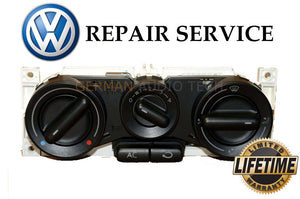 REPAIR SERVICE for 1998-2010 VOLKSWAGEN VW BEETLE CLIMATE CONTROL A/C HEATER