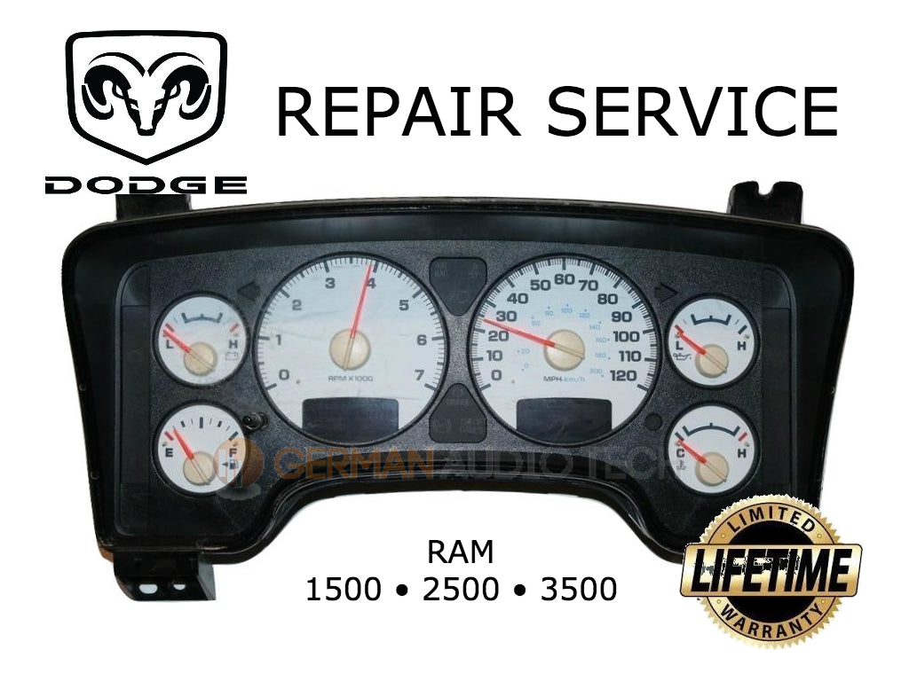 REPAIR SERVICE for DODGE RAM 1500 2500 3500 TRUCK GM RPM GAUGE