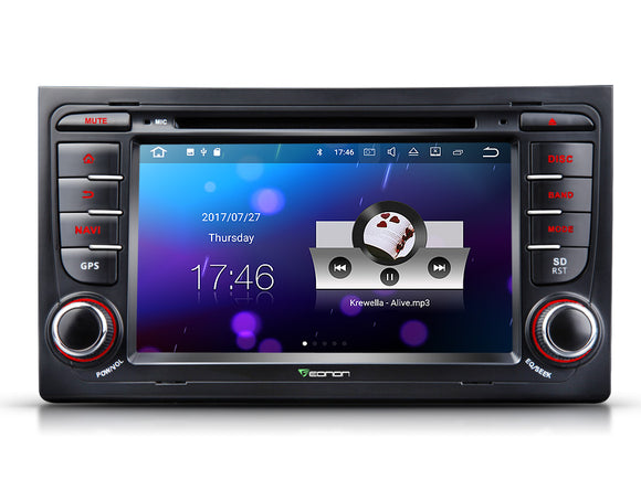 AUDI A4 S4 RS4 7″ MULTIMEDIA NAVIGATION RADIO ANDROID IOS CAR DVD GPS