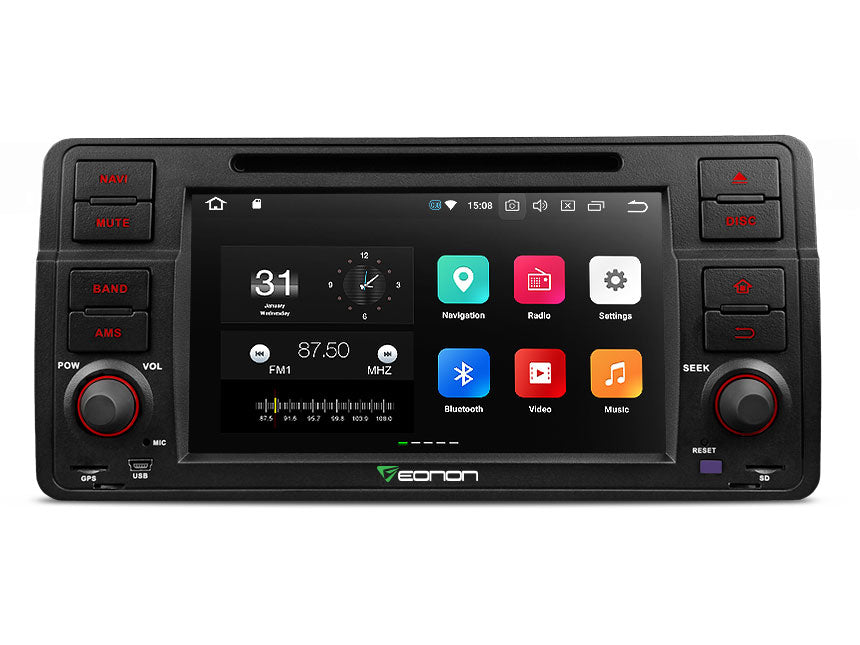 Für BMW E46 M3 7 Touchscreen Android DVD USB GPS Navigation Bluetooth