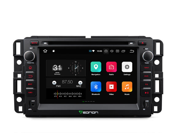 GMC DENALI YUKON CHEVY IMPALA SILVERADO BUICK ENCLAVE 7″ DIGITAL TOUCH SCREEN ANDROID IOS MULTIMEDIA CAR DVD GPS