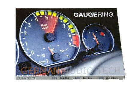 Juego De Anillos De Calibre Para BMW E39 Serie 5 E38 7 E53 (chorme Mate