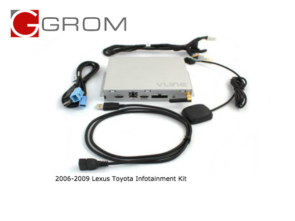 GROM VLine Infotainment Navigation System Video Interface for 2006-2009 LEXUS TOYOTA