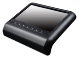 EONON 9" Digital Clip-On Screen Headrest Monitors Built-In DVD Player Speakers