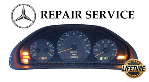 PIXEL REPAIR SERVICE for MERCEDES BENZ W202 W208 W210 INSTRUMENT CLUSTER