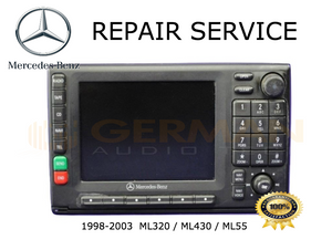 Repair Service for 1998 - 2003 Mercedes Benz ML320 ML430 ML55 Navigation Radio