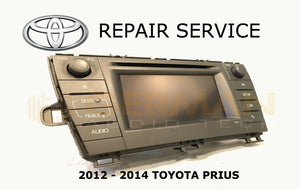 LCD REPLACEMENT SERVICE FOR TOYOTA PRIUS V NAVIGATION RADIO MONITOR DISPLAY LCD 2012 2013 2014