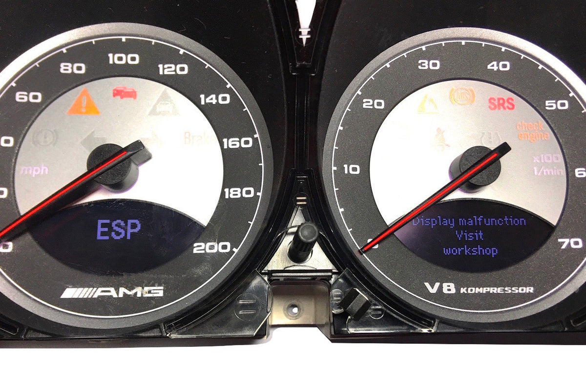 Repair Service for 2003 2004 2005 Mercedes Benz Speedometer Cluster Il ...