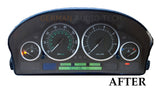 PIXEL REPAIR SERVICE for RANGE ROVER HSE SUPERCHARGED L322 INSTRUMENT SPEEDOMETER CLUSTER