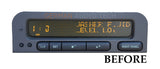 PIXEL REPAIR SERVICE for 1998 - 2003 SAAB 93 SID2 INFORMATION DISPLAY RADIO CLOCK