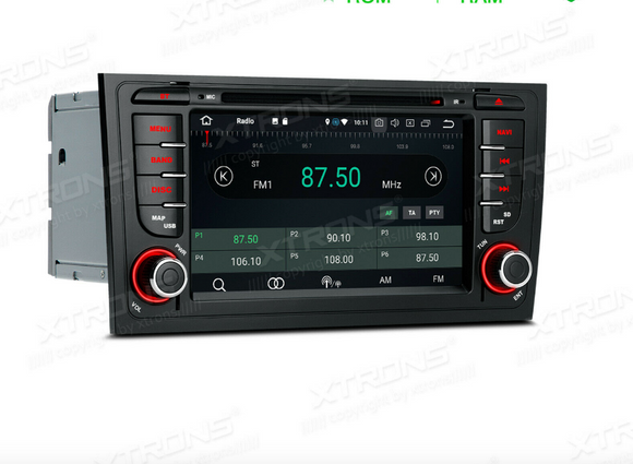 Android Car Stereo Radio Bluetooth Navigation GPS for Audi A6 S6 RS6 Allroad