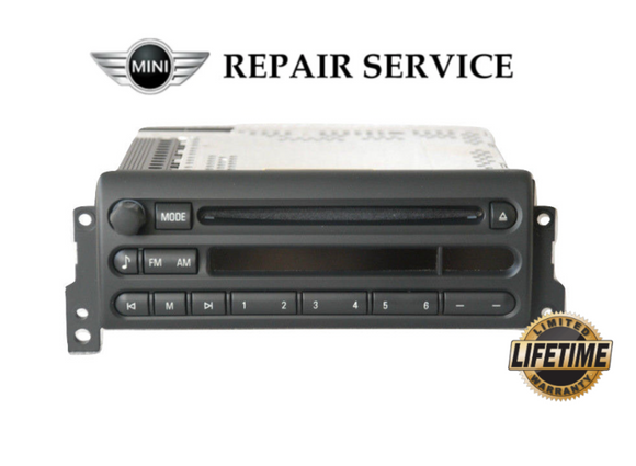 Repair Service for MINI COOPER Boost CD Player Radio Head Unit CD53 R50 R53