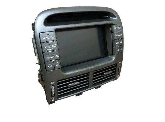 Navigation Radio Display Screen for 2001-2003 Lexus LS430 Climate Control OEM 86111-50151