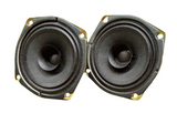 Front Pair Speakers 4.5" 35 watt 3 ohm 4-1/2" for 1988-2000 Honda Goldwing GL1500 radio