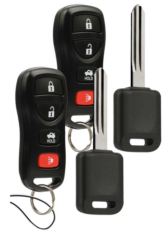 Set of 2 Replacement Key Fob Remote for 2005 2006 Nissan Altima Maxima