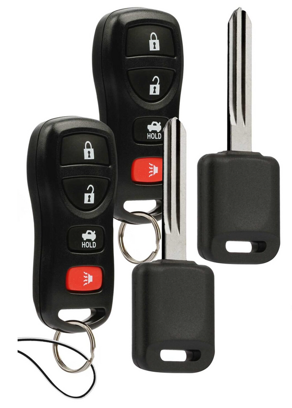 Replacement Key Fob Remote For 2005-2006 Nissan Altima & Maxima - Case Only, No Programming