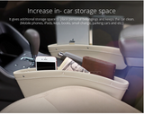 Leather Car Seat Gap Storage Box