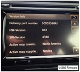 Firmware Update v15 V5238 / V4366 for Volkswagen VW Skoda RNS510 Navigation Radio