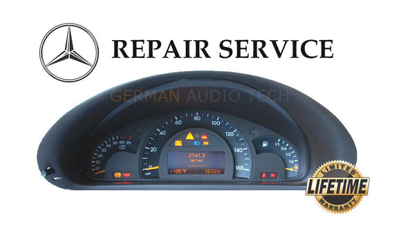 REPAIR SERVICE for 2001-2004 MERCEDES BENZ W203 C230 C240 C320 C32 AMG INSTRUMENT SPEEDOMETER CLUSTER