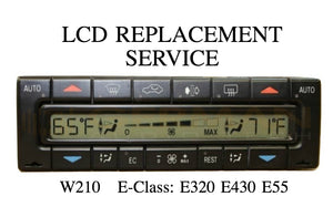 LCD Replacement Service for Mercedes-Benz W210 E-Class E320 E430 E55 1996-2003