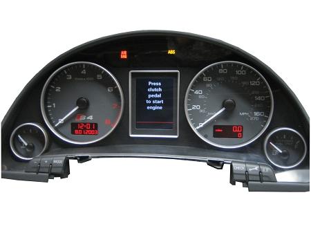 2004-2008 AUDI S4 B7 Instrument Cluster / Speedometer (Color Display)