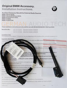 Genuine BMW E83 X3 CD PLAYER RADIO MP3 AUX AUXILIARY INPUT ADAPTER KIT IPOD IPHONE