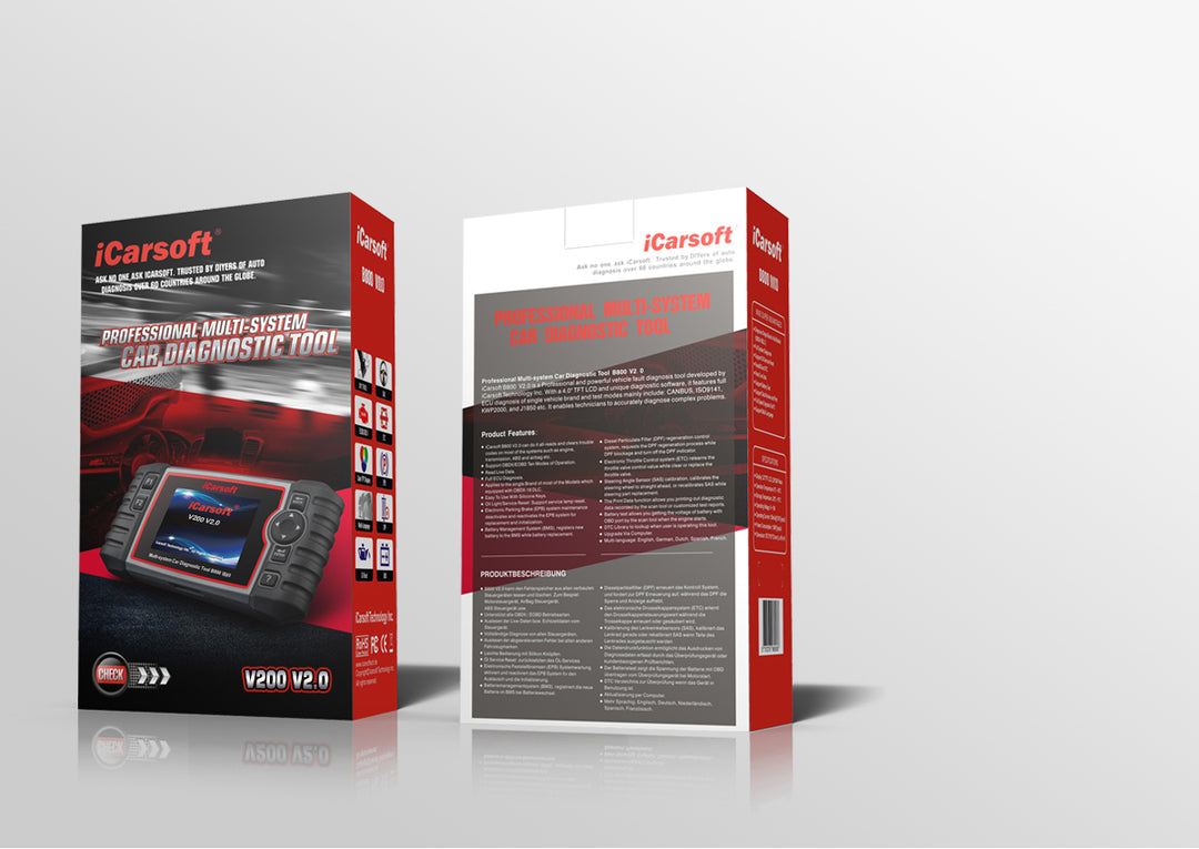 OBD2 Diagnostic Scanner for Volvo Saab iCarsoft V200 V2.0