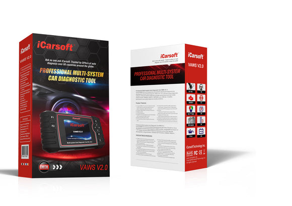 iCarsoft VAWS V2.0 OBD2 Professional Diagnostic Reset Tool for Audi/VW/Seat/Skoda