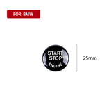 Engine Start Stop Button Cap for BMW E60 E70 E71 E84 E90 E92 Blue Red Black Carbon Fiber Ring