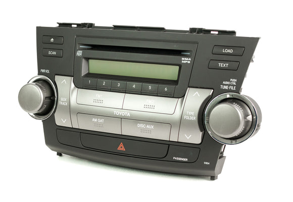 2008-2010 Toyota Highlander OEM CD Player Radio 51854 86120-48E50-E0