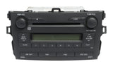 2009 Toyota Corolla AM FM Radio 6 Disc CD Player MP3 Face A51846 OEM 86120-02770