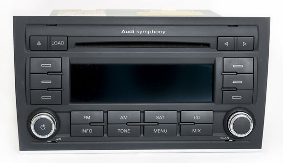 2006-2008 Audi A4 Symphony II Radio AM FM 6 Disc CD Player 8E0035195AC BVX