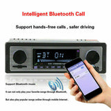 Modern Vintage 4-Channel Bluetooth USB/FM/WMA/WAV Radio Audio Stereo MP3 for Audi Porsche VW BMW