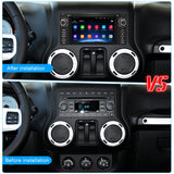 Android Navigation Stereo Radio Upgrade for Dodge Chrysler Jeep DVD Player AM FM Bluetooth GPS Navigation