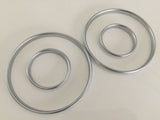 Gauge Rings Set for BMW E30 3-Series Instrument Speedometer Cluster (Silver or Chrome)