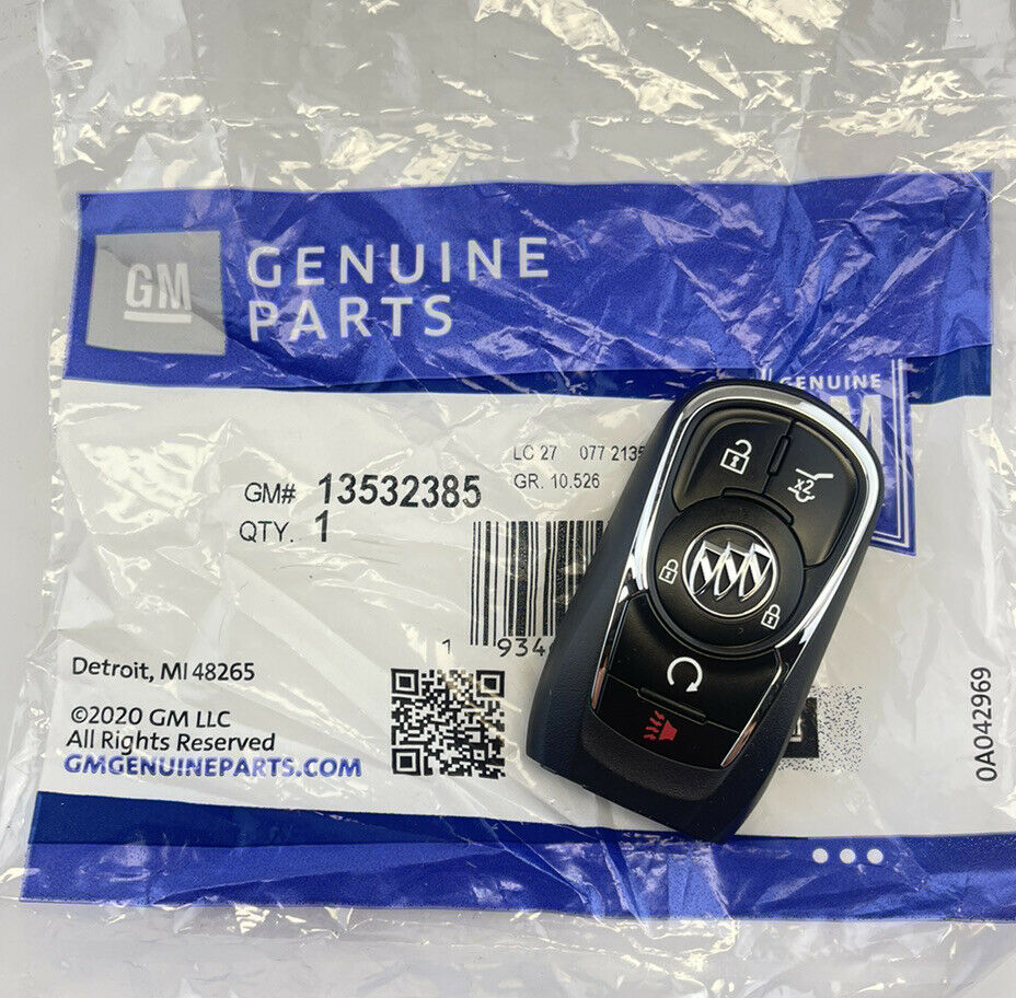 Refurbished 2016 Buick Envision Smart Remote 13532385 HYQ4AA Refurbished 2016 Buick Envision Smart Remote 13532385 HYQ4AA