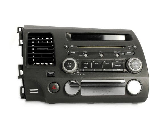 2006-2011 Honda Civic OEM Original OEM CD Player 39101-SNA-A020-M1 Face 2AE0