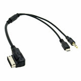 MDI AMI MMI USB Interface AUX Adapter Cable for Volkswagen VW Audi  000-051-446-B
